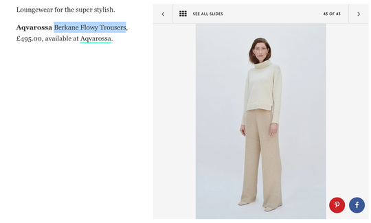REFINERY29 - PERFECT CHRISTMAS PRESENT IDEAS, LOUNGEWEAR FOR THE SUPER STYLISH
