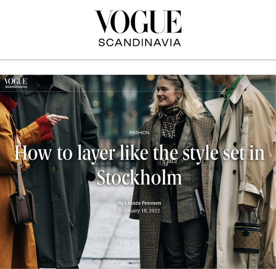 VOGUE SCANDINAVIA - HOW TO LAYER LIKE THE STYLE SET IN STOCKHOLM