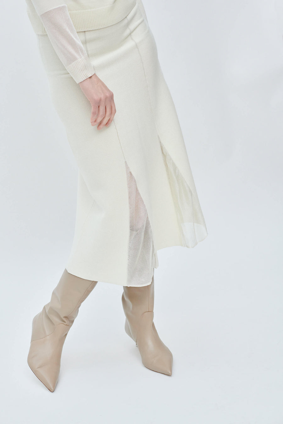 LUCHITA SKIRT OFF WHITE