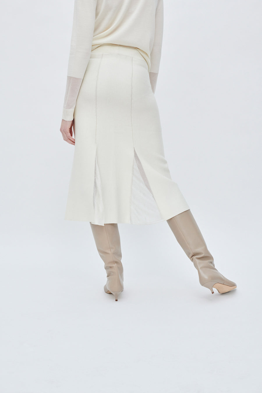 LUCHITA SKIRT OFF WHITE