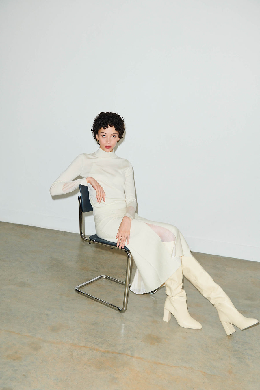 LUCHITA SKIRT OFF WHITE