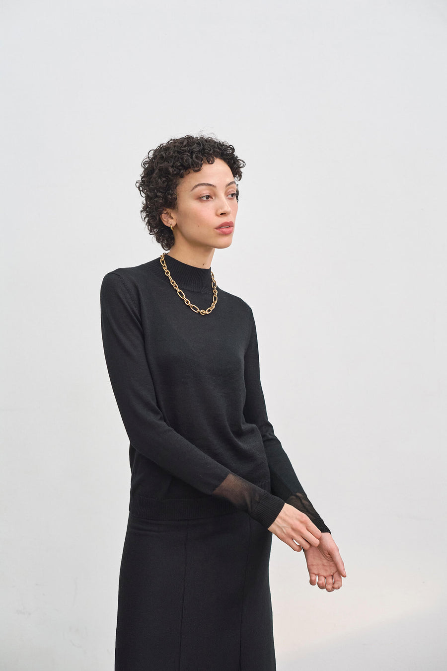 ASTRID HIGH NECK BLACK