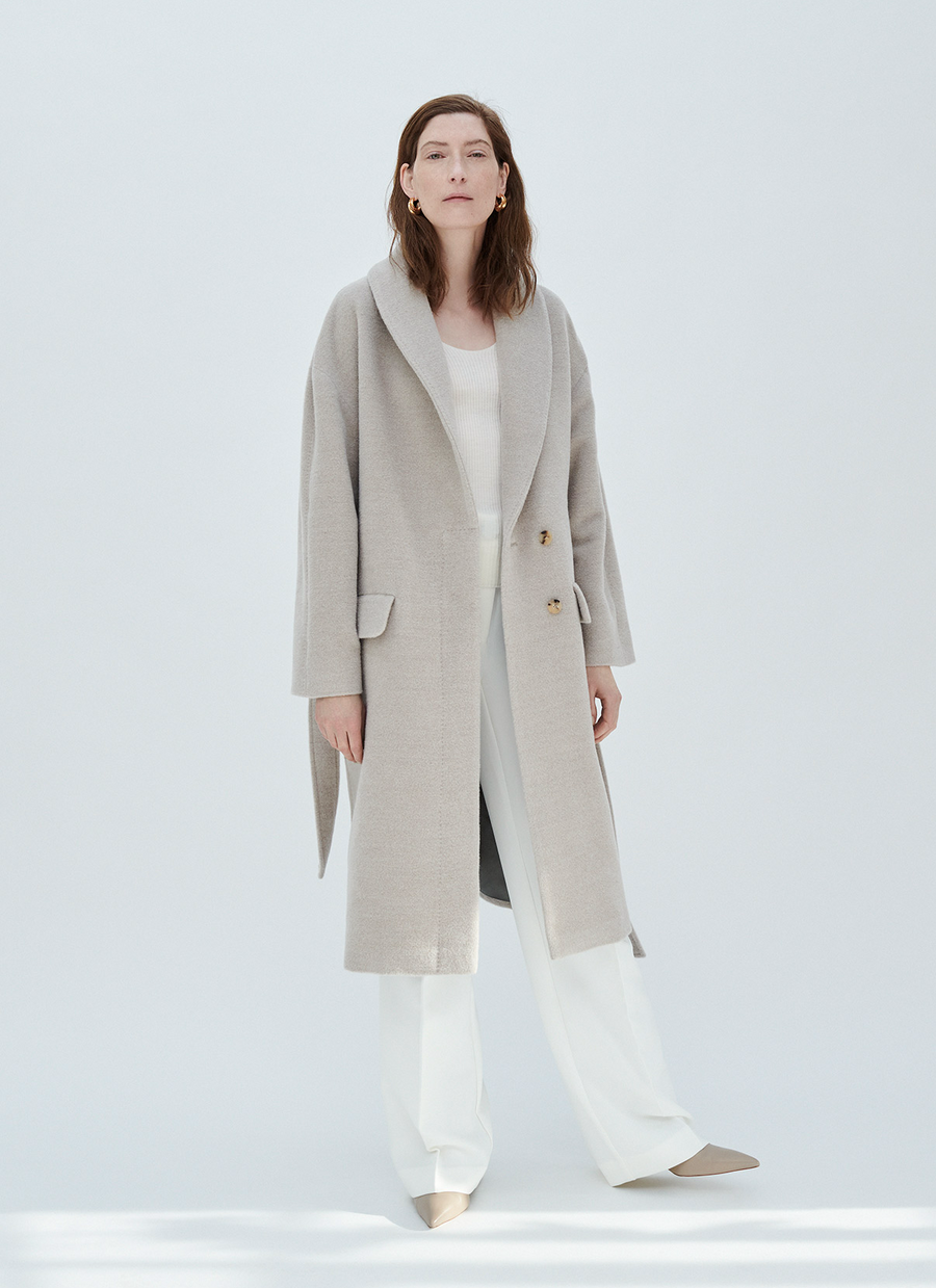AUGUSTA COAT LIGHT GREY